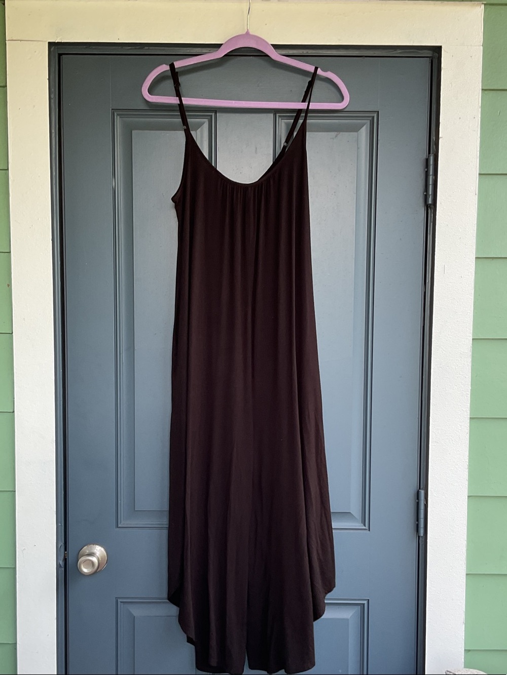 Altar'd State Black Maxi Pants One Piece with Spaghetti Straps, Size XS
